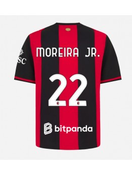 Moški Nogometna dresi replika AC Milan Diego Moreira #22 Domači 2026-27 Kratek rokav Moški Nogometna dresi replika AC Milan Diego Moreira #22 Domači 2026-27 Kratek rokav